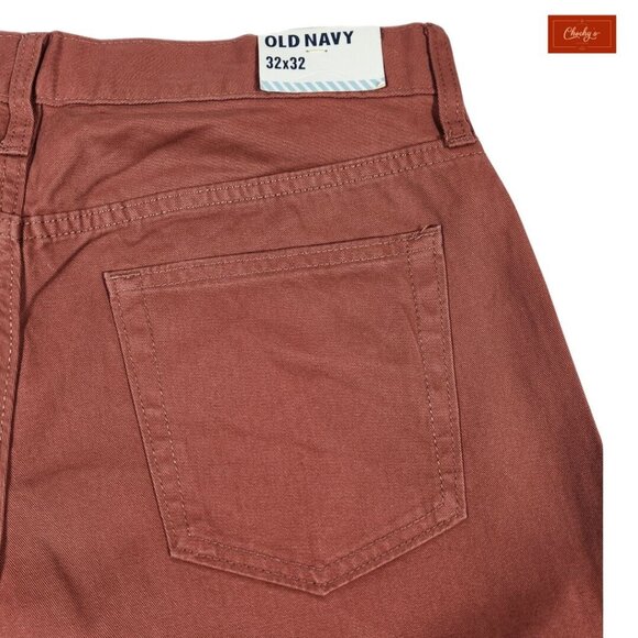 NEW Old Navy Brick Color Long Pants  Sz 32x32 (ID93) - Picture 10 of 11